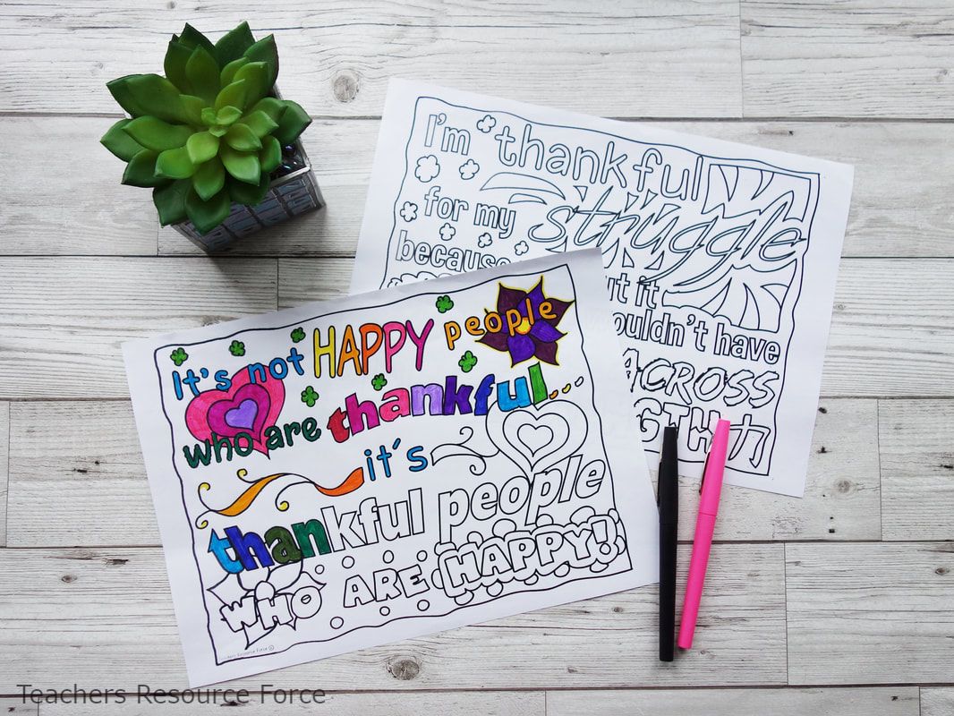 Quote colouring pages: A guide to mindfulness colouring in the classroom using inspirational quotes